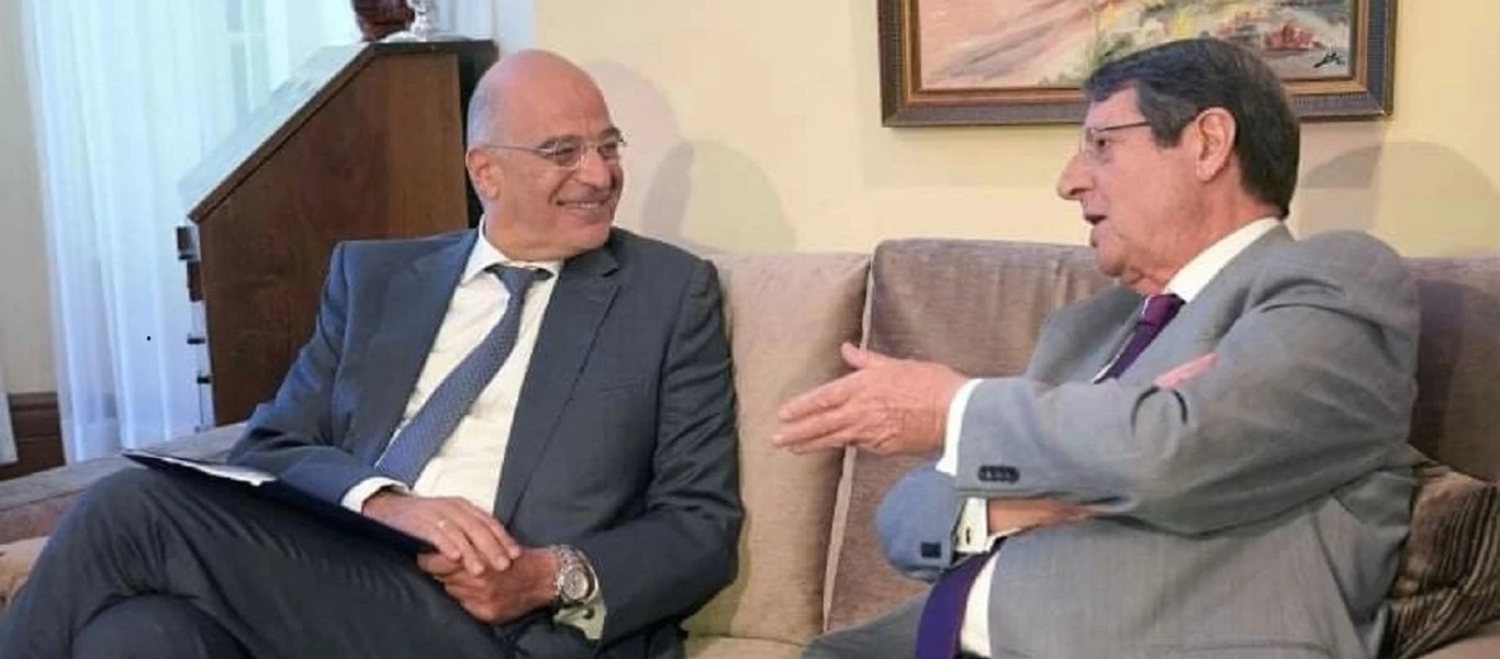 Ελλάδα και Κύπρος έχουν κοινή γραμμή για τις τουρκικές προκλήσεις - Τι είπαν Ν.Δένδιας και Ν.Αναστασιάδης